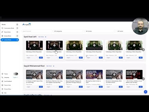 Multilingual AI Summaries for Lectures & Majalis